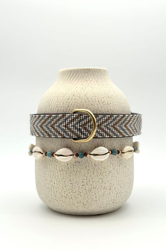 Pack: Collar Blanco + Conchas