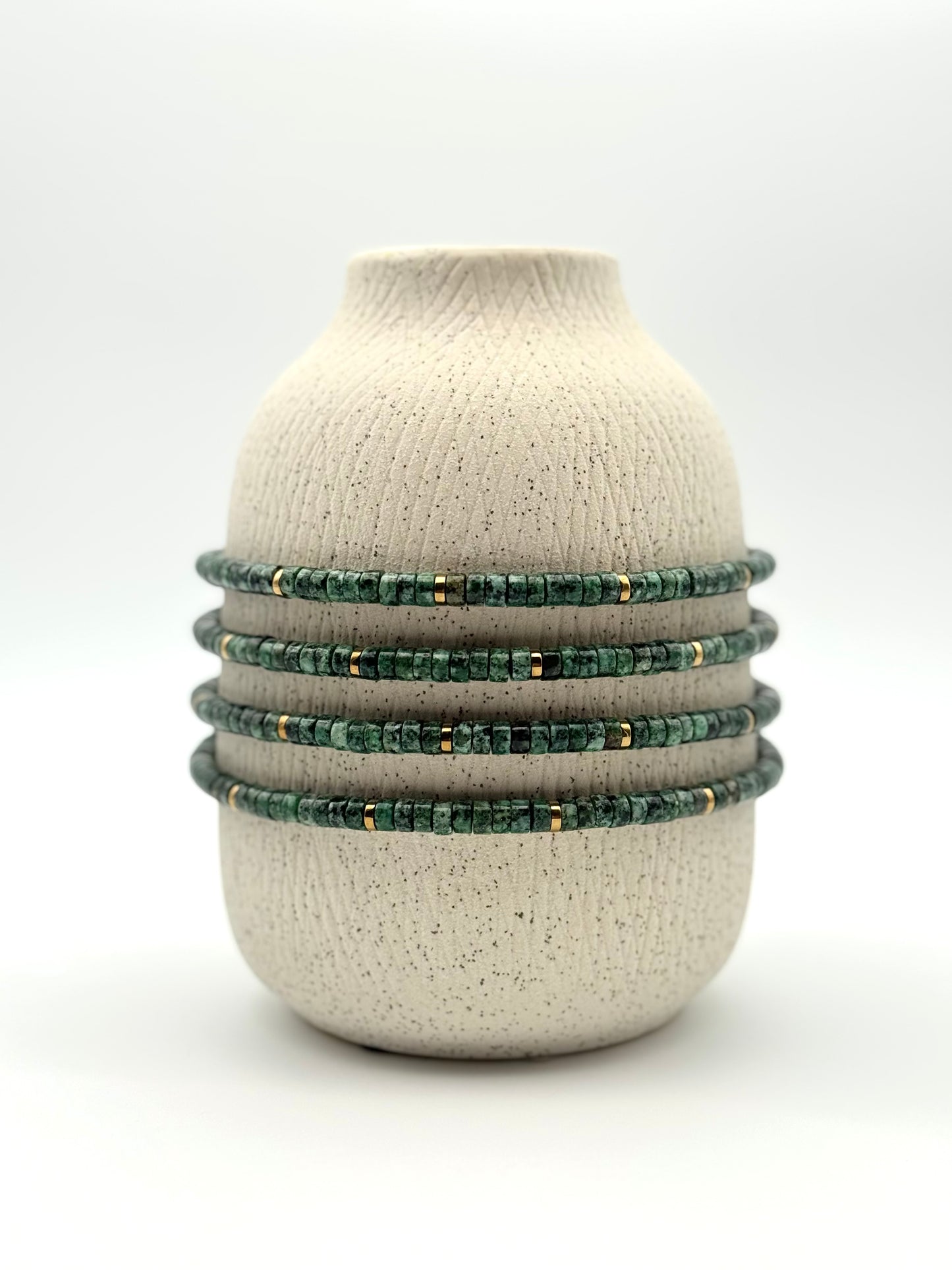 Collar Accesorio de Piedras Verde
