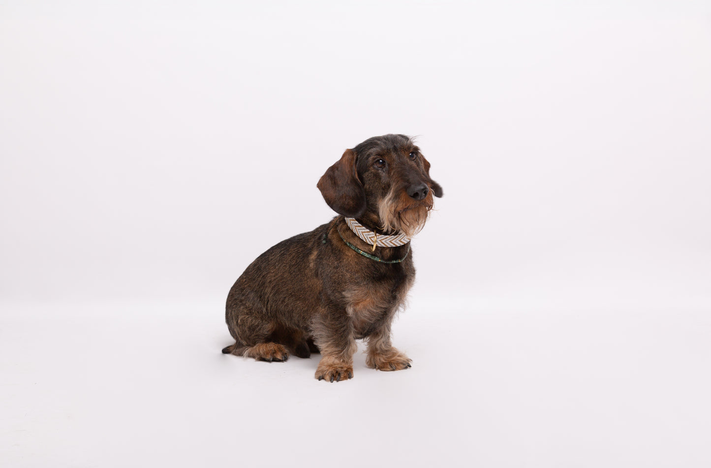 Pack - Collar Blanco + Piedra Verde