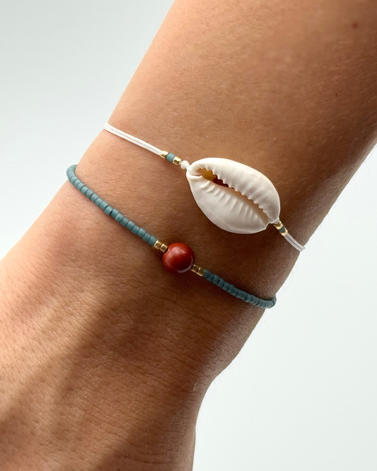 Pulseras de Conchas y Piedras a juego con tu perro