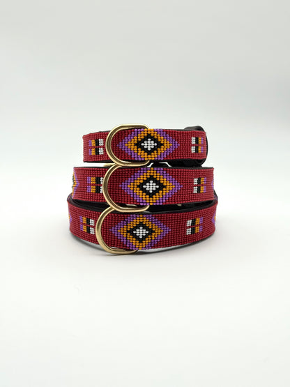 Collar de Beads Rojo