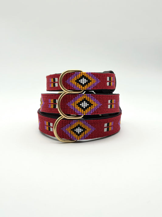 Collar de Beads Rojo