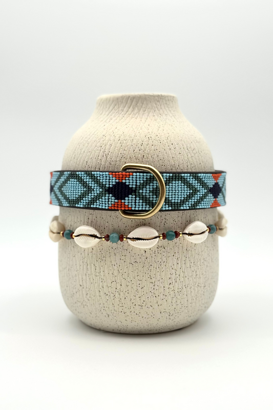 Pack: Collar Azul + Conchas
