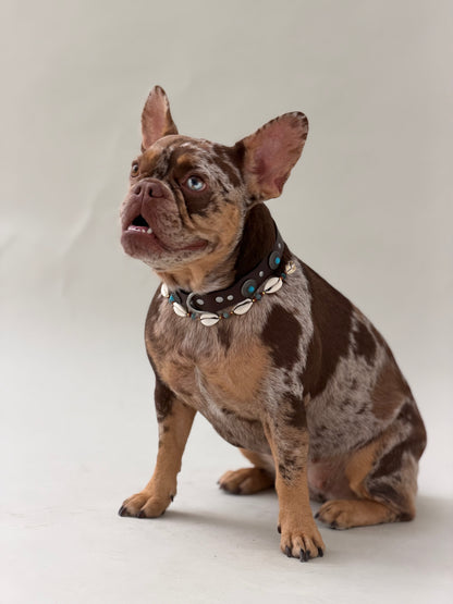 Collar de Tachuelas Turquesa