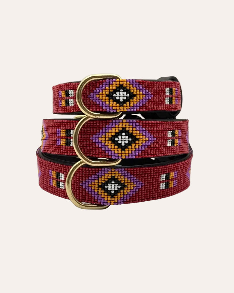 Halsband Seele Llama Rot